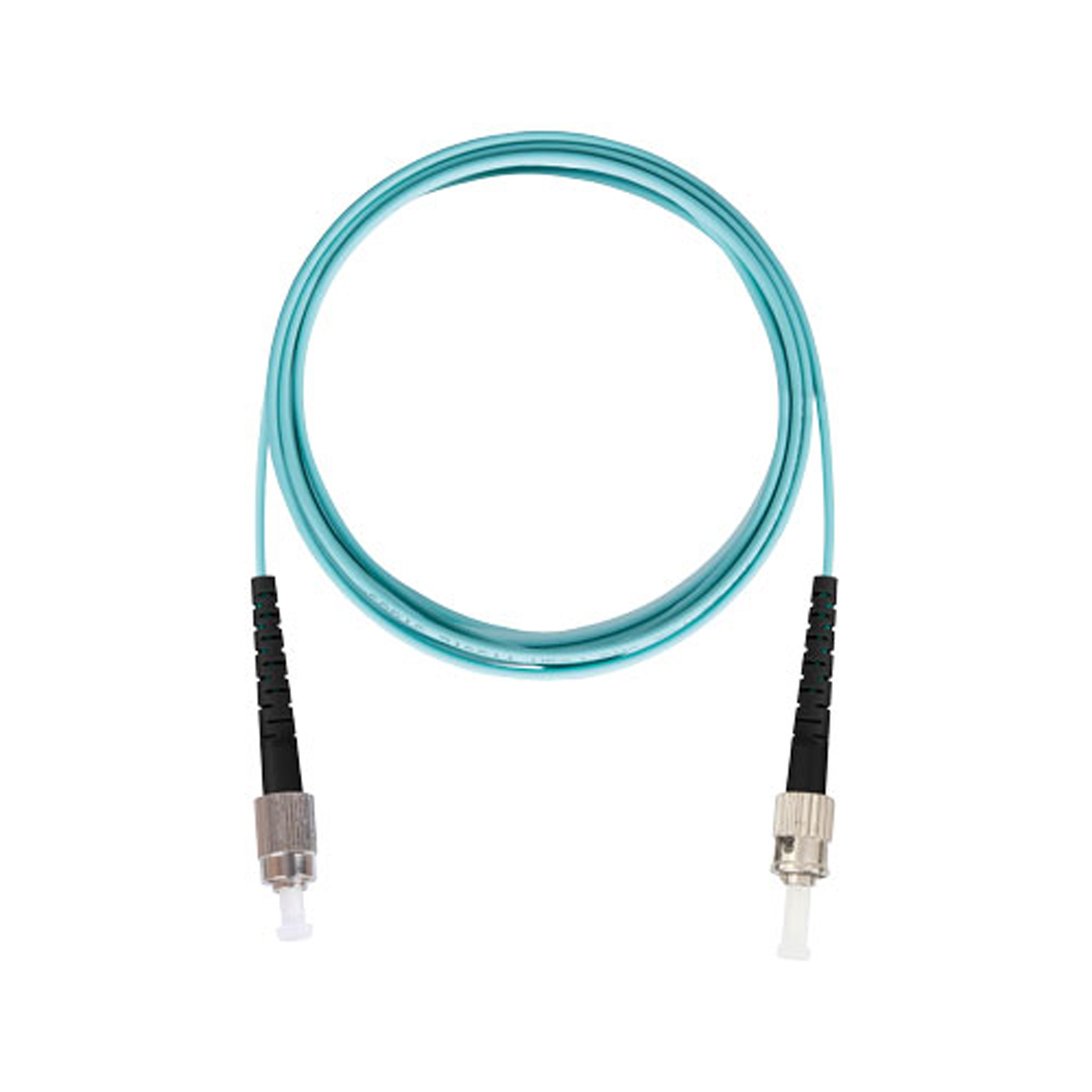 Шнур оптический переходной, одинарный, многомодовый MM 50/125 OM3, FC/UPC-ST/UPC, LSZH нг(A)-HF, 1 м