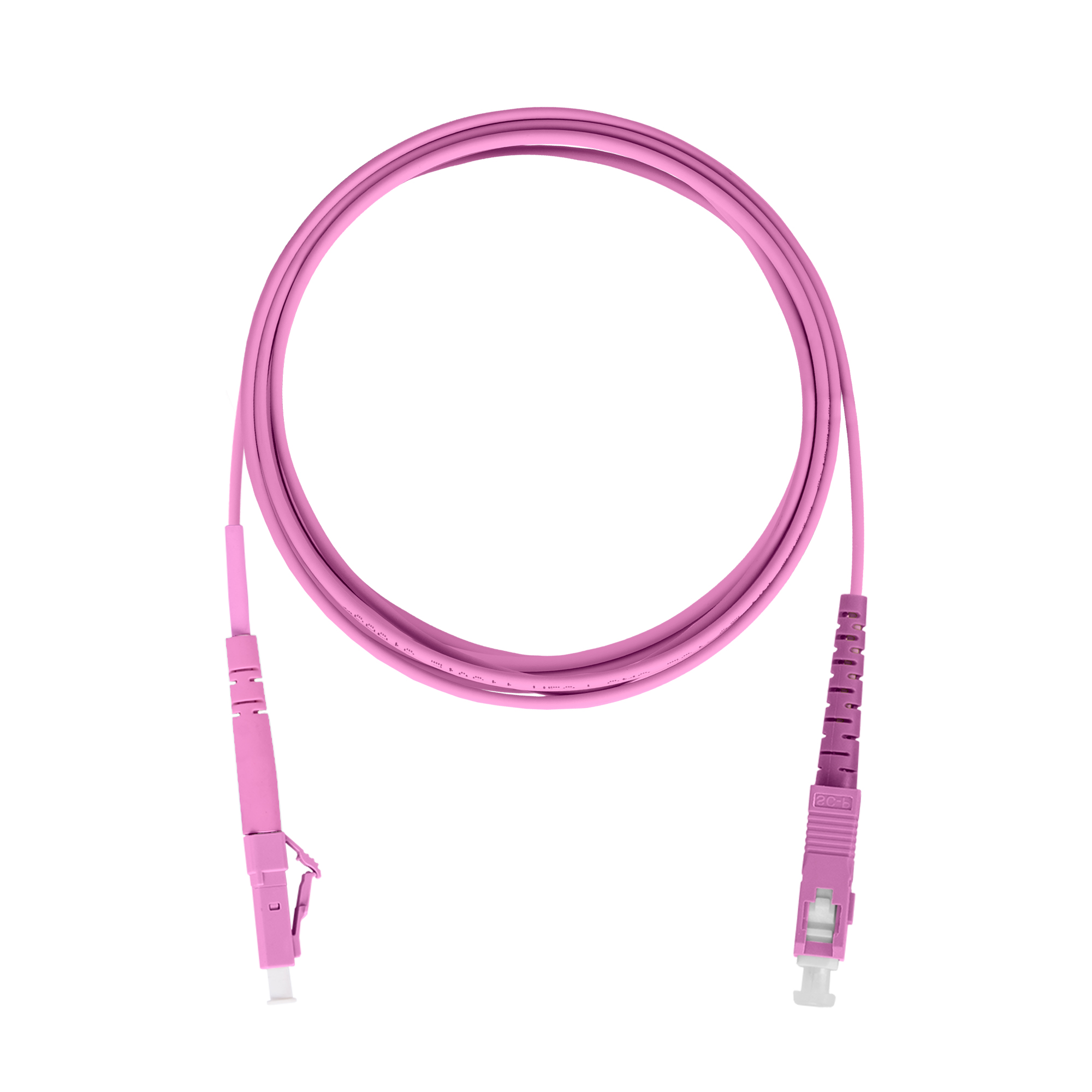 Шнур оптический переходной, одинарный, многомодовый MM 50/125 OM4, LC/UPC-SC/UPC, LSZH нг(A)-HF, 5 м