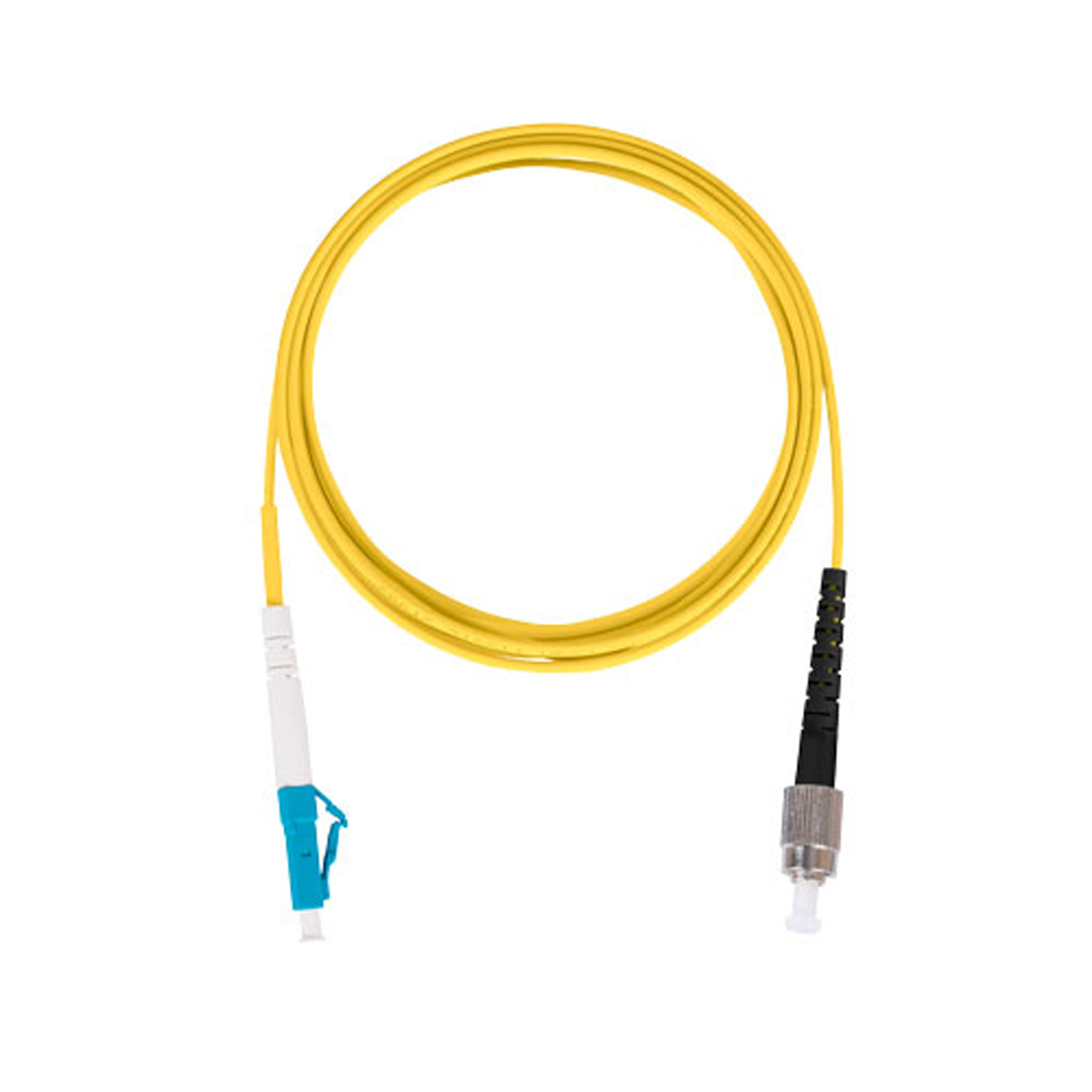 Шнур оптический переходной, одинарный, одномодовый SM 9/125 OS2, LC/UPC-FC/UPC, LSZH нг(A)-HF, 10 м