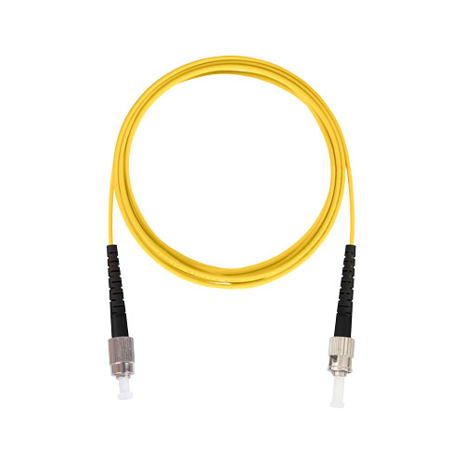 Шнур оптический переходной, одинарный, одномодовый SM 9/125 OS2, FC/UPC-ST/UPC, LSZH нг(A)-HF, 2 м