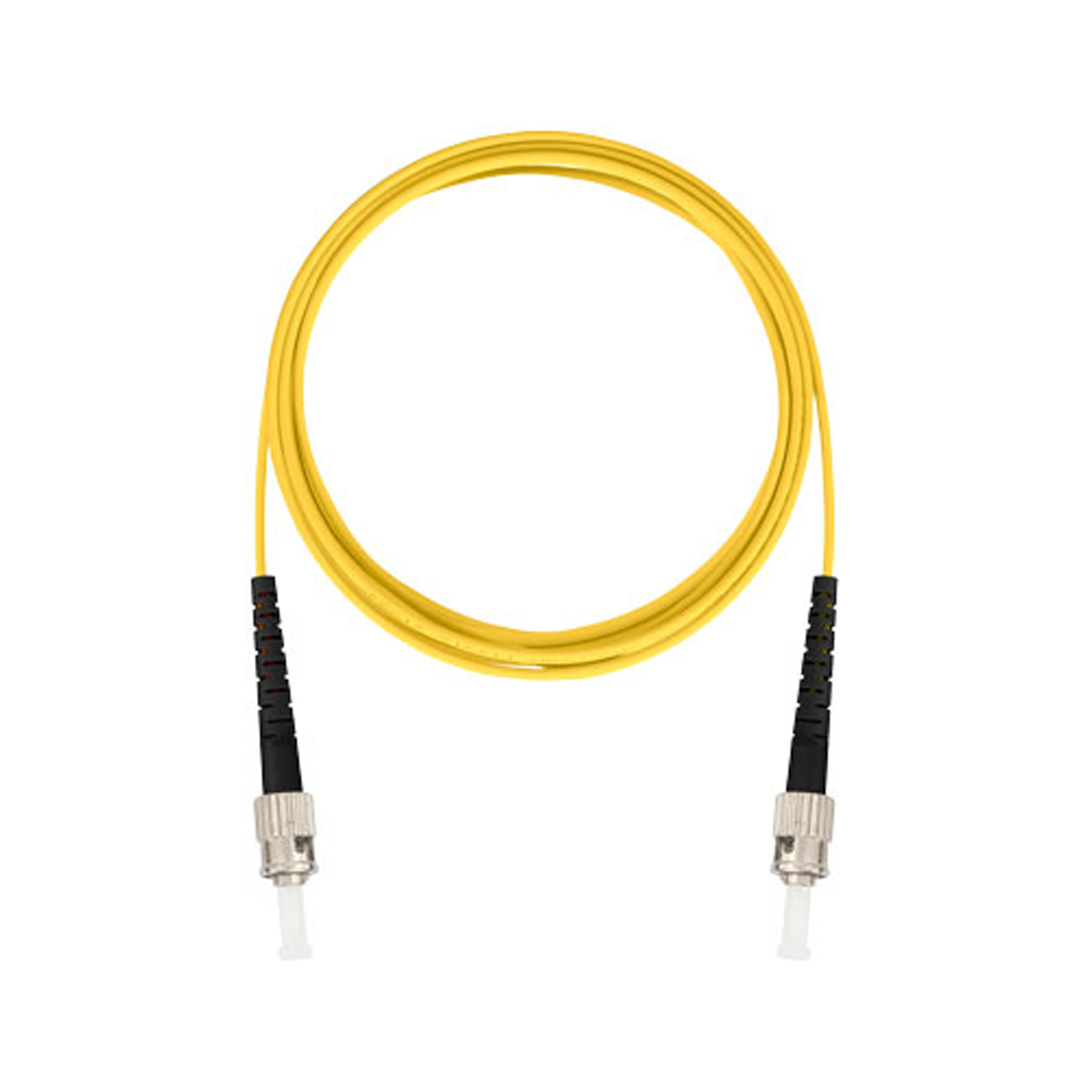 Шнур оптический соединительный, одинарный, одномодовый SM 9/125 OS2, ST/UPC-ST/UPC, LSZH нг(A)-HF, 1 м