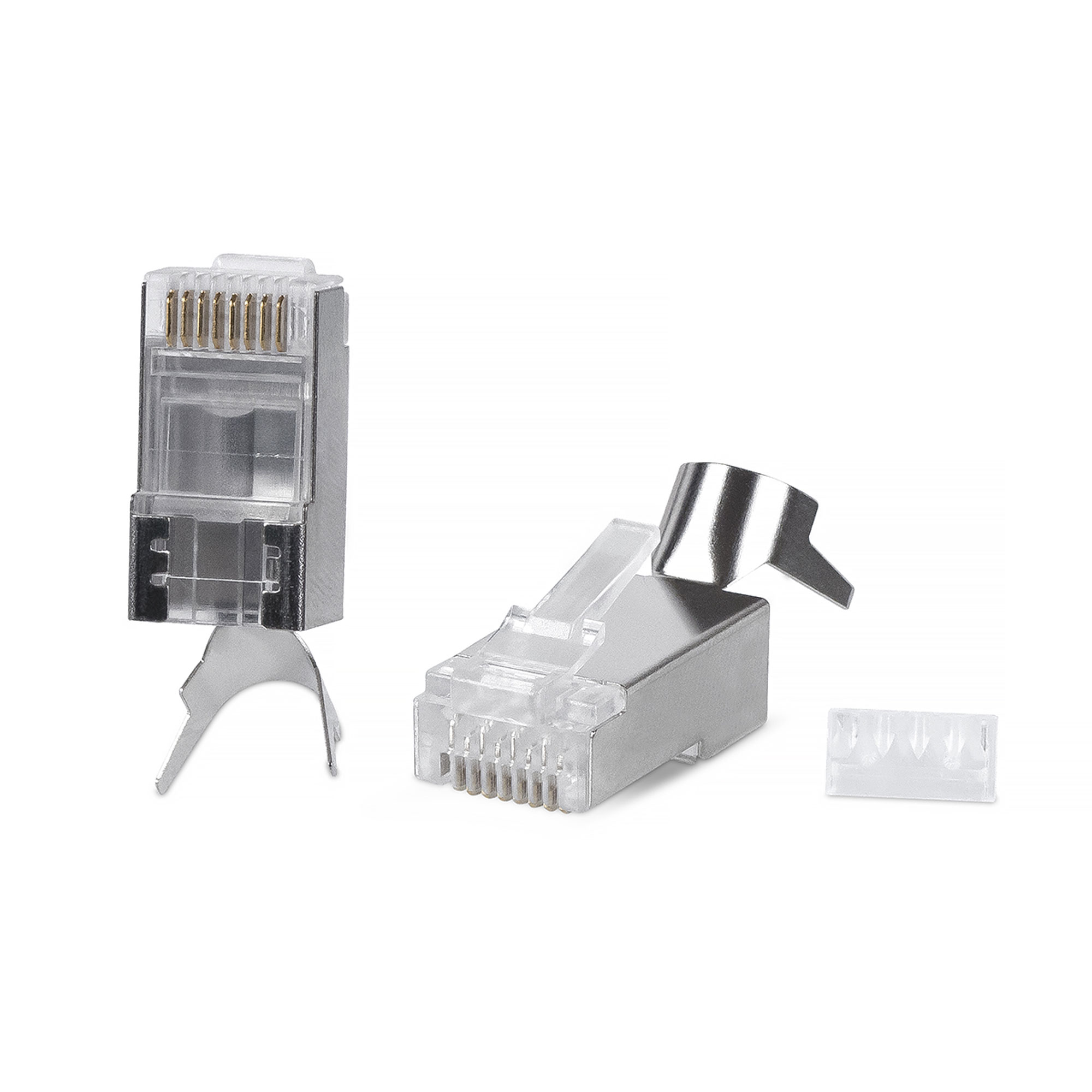 Коннектор RJ-45, STP, Кат.6, универсальный, со вставкой, уп-ка 100 шт.