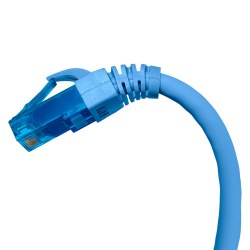 Шнур коммутационный (патч-корд) U/UTP, Кат.5e, LSZH нг(A)-HF, цвет синий, 3.0 м