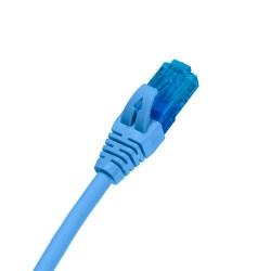 Шнур коммутационный (патч-корд) U/UTP, Кат.5e, LSZH нг(A)-HF, цвет синий, 3.0 м