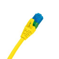 Шнур коммутационный (патч-корд) U/UTP Кат.5e, LSZH нг(A)-HF, цвет желтый, 2.0 м