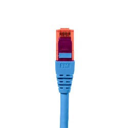 Шнур коммутационный (патч-корд) неэкранированный U/UTP, 28 AWG, Кат.6, LSZH нг(А)-HF, цвет синий, 2.0 м