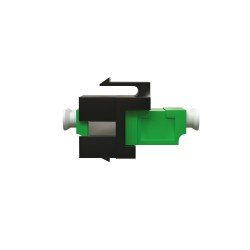 Модуль коммутационный типа Keystone 2LC/APC SM 9/125, цвет черный
