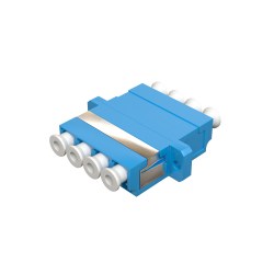Розетка оптическая соединительная LC/UPC, одномод, квадро, цвет синий