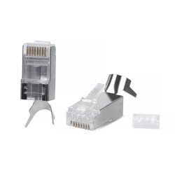 Коннектор RJ-45, Кат.6, 50µ, универсальный, экранированный, уп-ка 100 шт